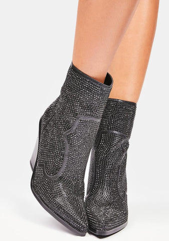 Show Some Love Rhinestone Boots