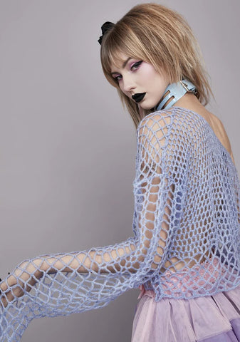 Toxic Sugar Fishnet Sweater