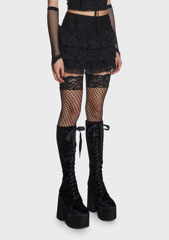 Unabashed Anger Mini Skirt