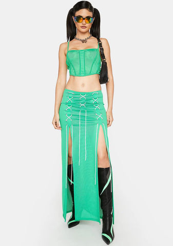 Wins Every Time Midi Skirt