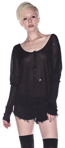 Slinky Grandpa Jersey Top - White