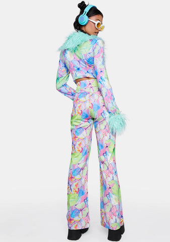 Metamorphosis Belted Bootcut Butterfly Jeans