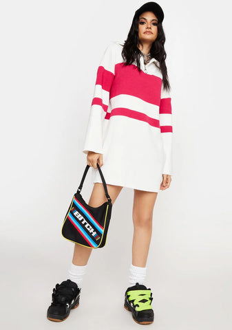 Cherry Pick Your Player Polo Shirt Dress