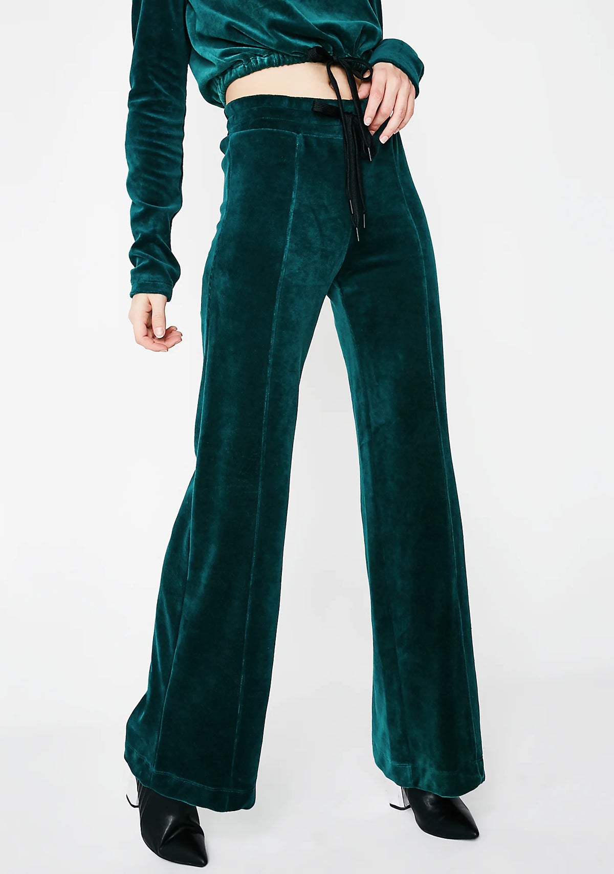 Velour Warm Up Pants