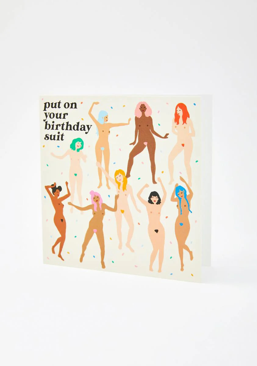 Birthday Suit Card