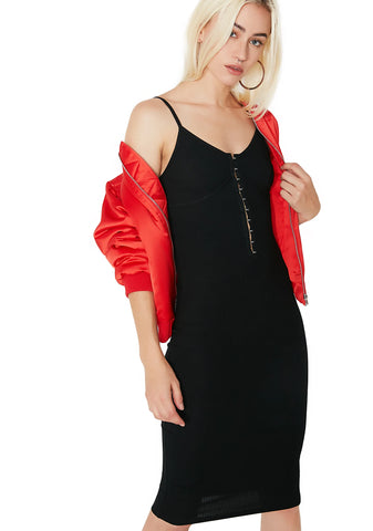 On My Grind Bodycon Midi Dress