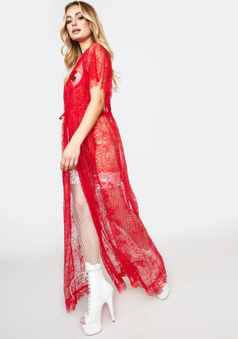 In Your Eyes Lace Kimono
