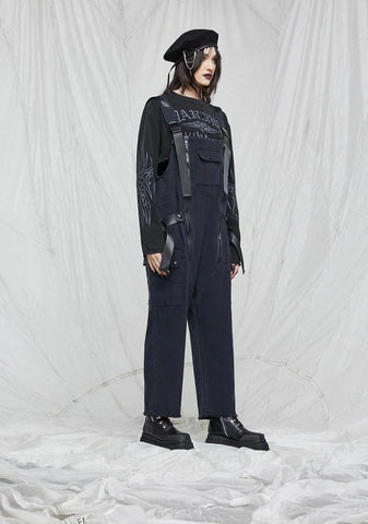 Synth Unisex Cotton Twill Overalls