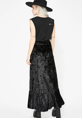 What A Witch Wants Velvet Skirt