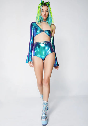 Sea Dream High Waist Shorts