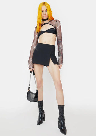 Candy Keep It Icy Rhinestone Shrug