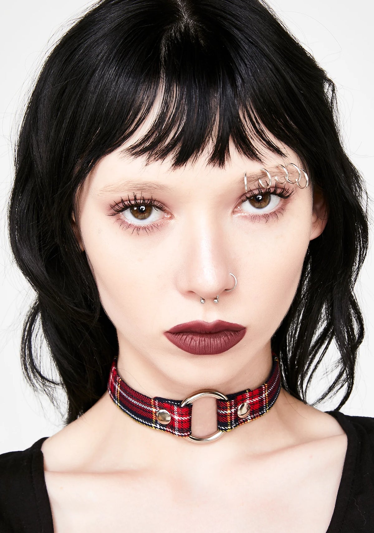 Junior Dropout Plaid Choker