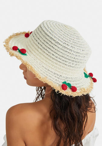 Cherry Thoughts Sun Hat
