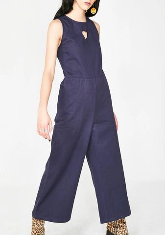 Heart Cut Out Jumpsuit
