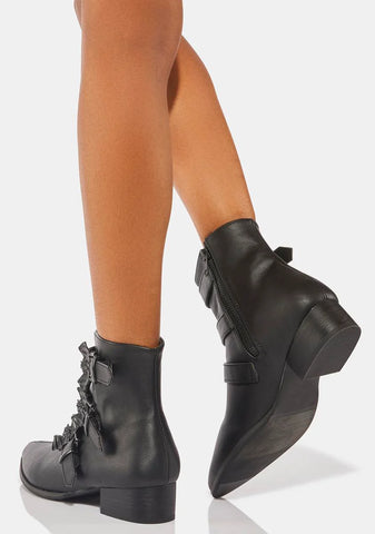Warlock-50 Bat Buckle Boots