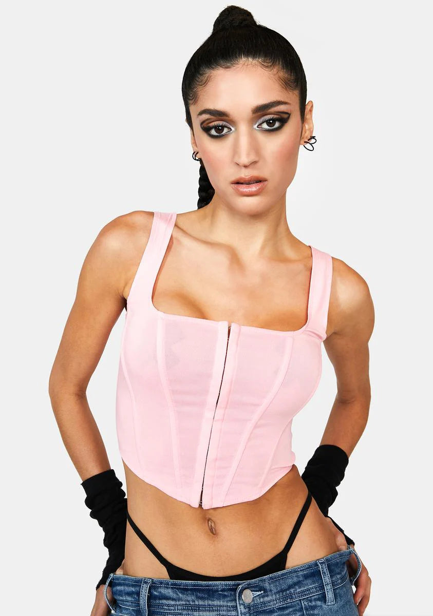 Bubblegum In My Pocket Corset Top
