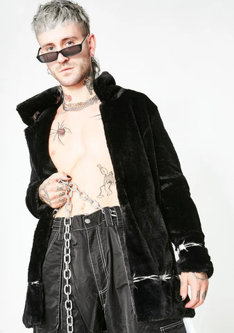 Dangerously Wired Faux Fur Jacket