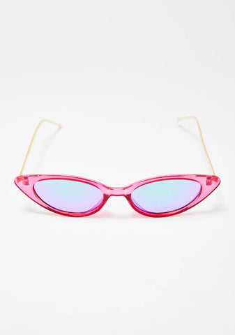 Pink Ladies Cat Eye Sunglasses