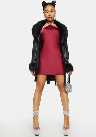 Winks And Cocktails Mini Dress