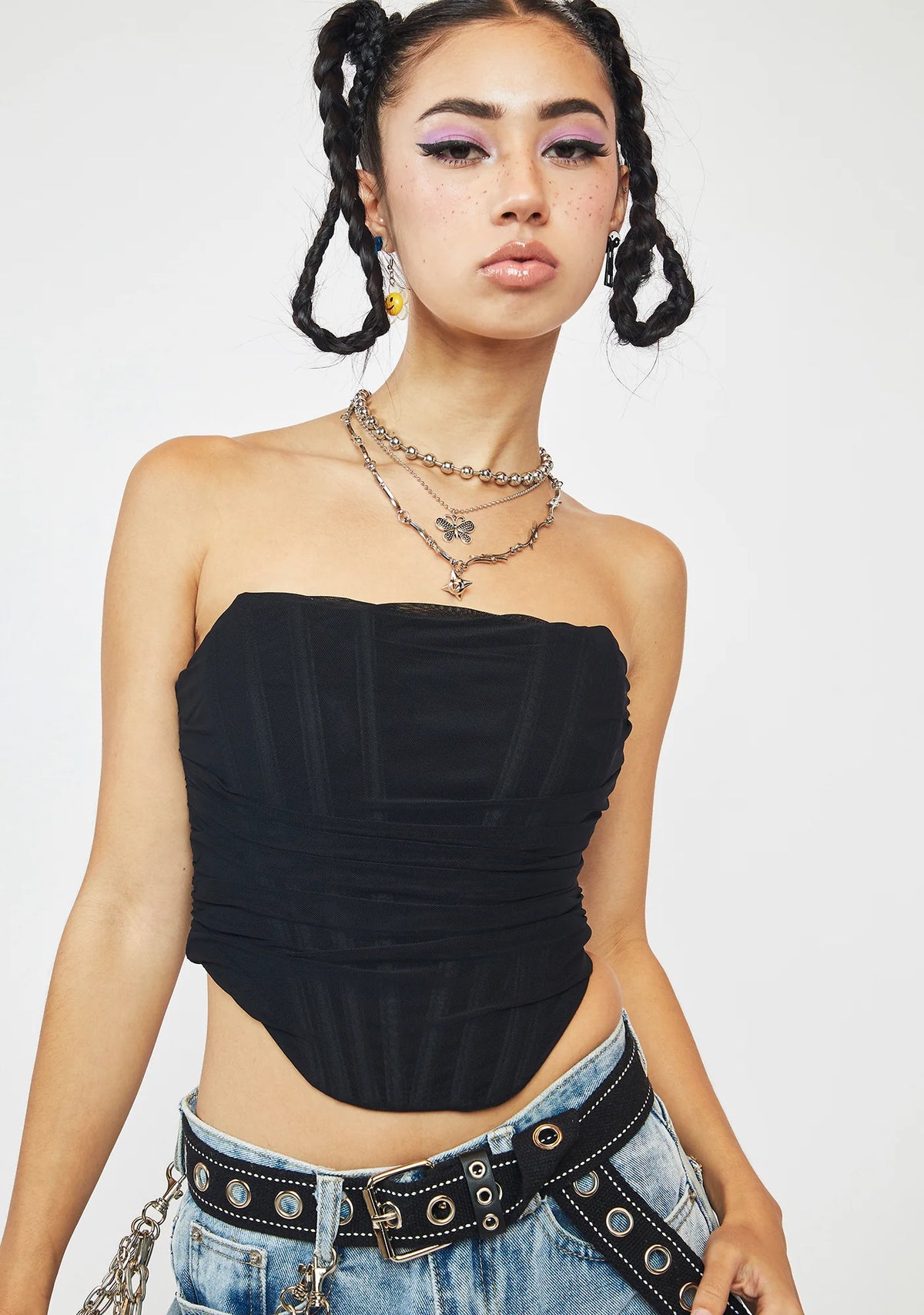 Noir That's My Baby Corset Top