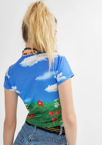 Life Is Peachy Baby Tee