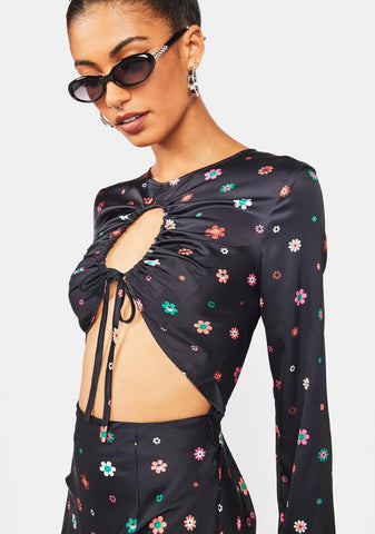 Trippy Print Mini Dress