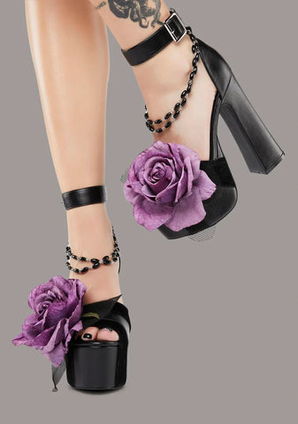 The Wilted Lover Platform Heels