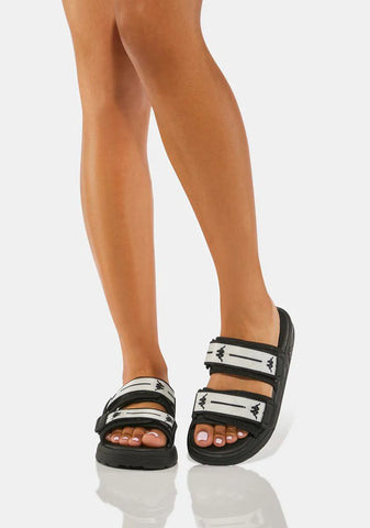 Black Authentic JPN Mitel 1 Sandals