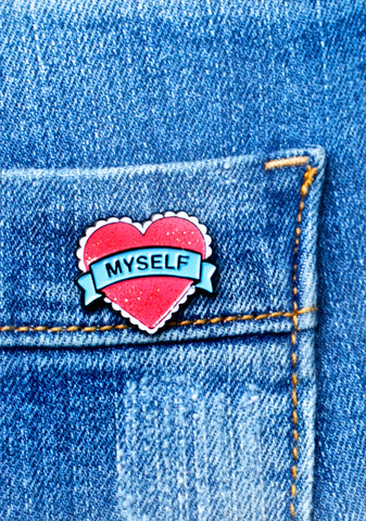 Heart Myself Enamel Pin