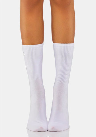 Angel Sealed With Kisses Crew Socks