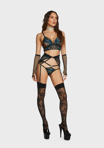Monarch Mesh Garter