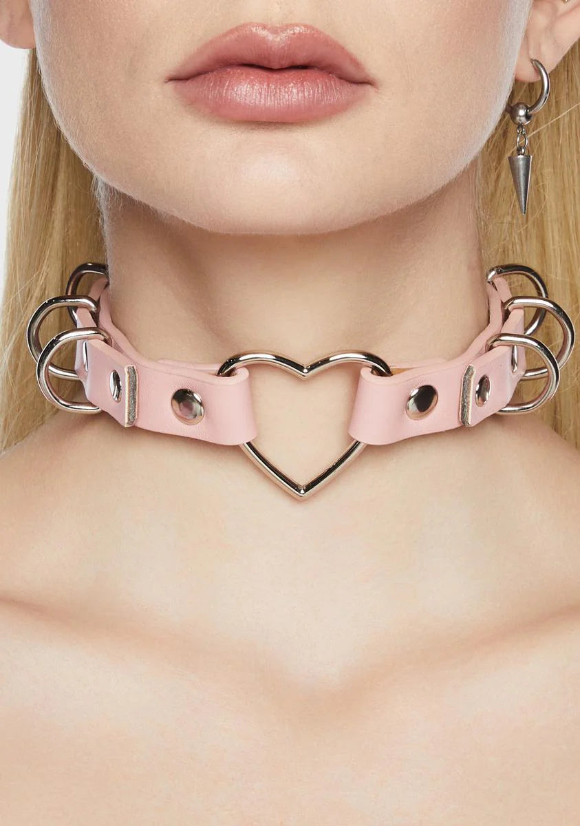 Love Is Sacrifice Heart Choker