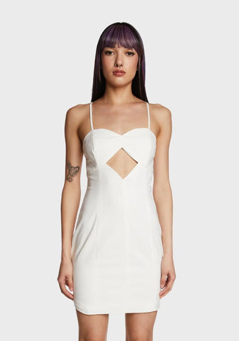 Unreal Romance Mini Dress - Off White