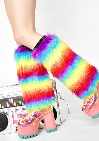 Kandi Drop Fuzzy Boot Covers