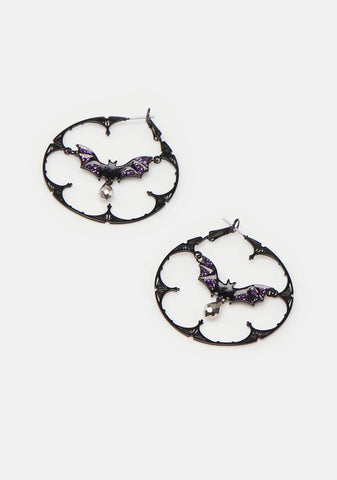 Spirit Animal Hoop Earrings