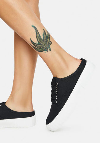 Dark Scotch Slip On Sneakers