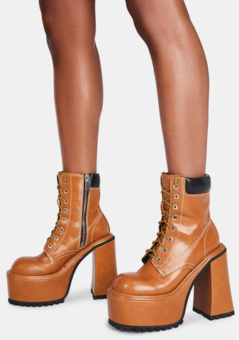 Lady Boss Combat Boots