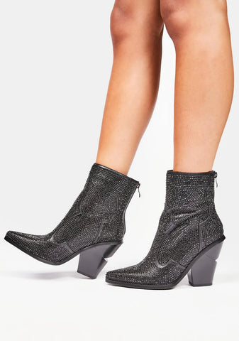 Show Some Love Rhinestone Boots