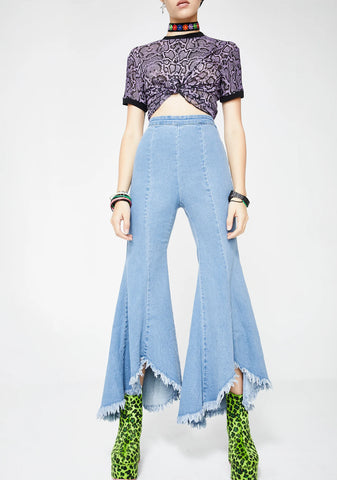 I Can Take You Higher Bell Bottom Jeans