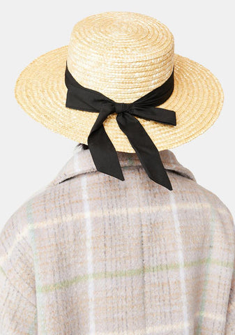Cottage Dreams Wide Brim Straw Hat