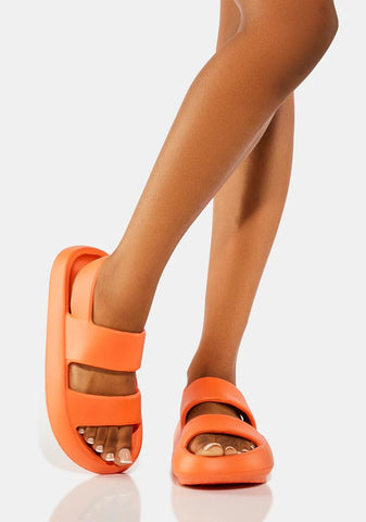 Citrus Sidewalk Shuffle Slide Sandals