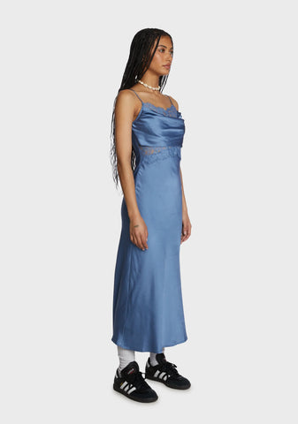 Special Place Midi Dress - Blue
