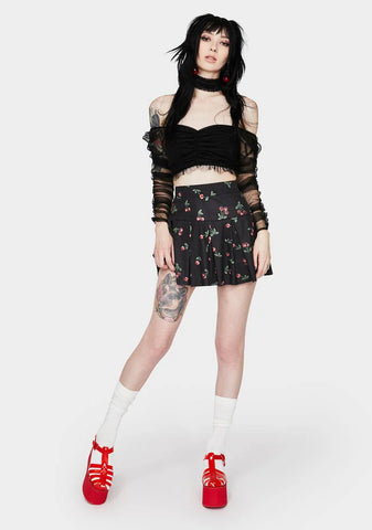 Sweet Secrets Pleated Skirt