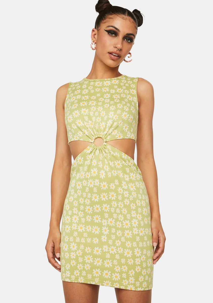 Cut Out Mini Dress