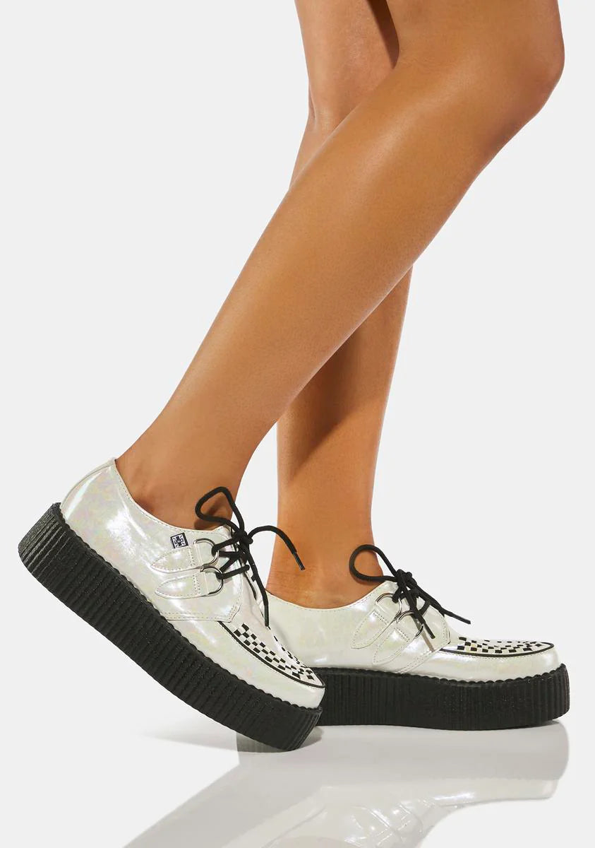 White Oil Slick Mondo Creepers