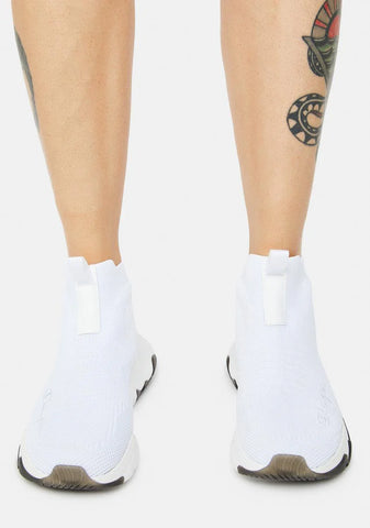 White Hyper C Raw H Slip On Sneakers