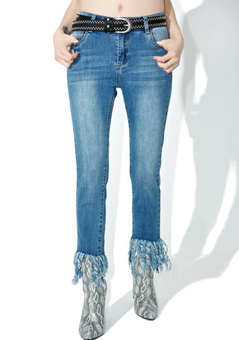 Rookie Fringed Skinnies