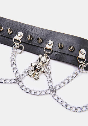 Hug Of Death Spiked Choker
