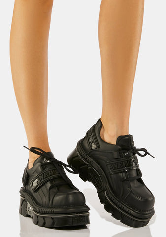 Techno C1 Leather Sneakers