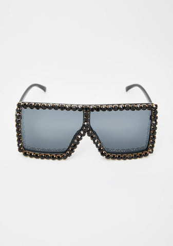 Through Onyx Colored Sunglasses